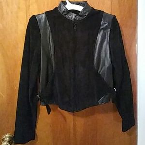 Leather and suede vintage jacket